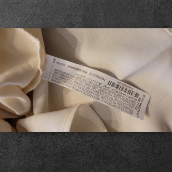 ZARA , IVORY, WRAP AROUND SLEEVELESS, BUCKLE TOP, SIZE SMALL NWOT - Picture 8 of 9